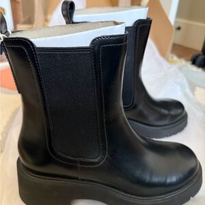 Black Milah Chunky Ankle Boots